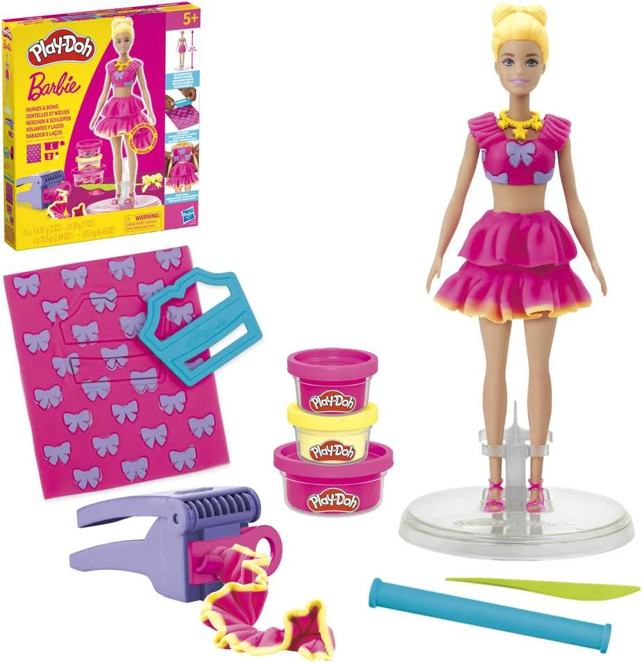 PLAY-DOH BARBIE žaidimų rinkinys Ruffles And Bows