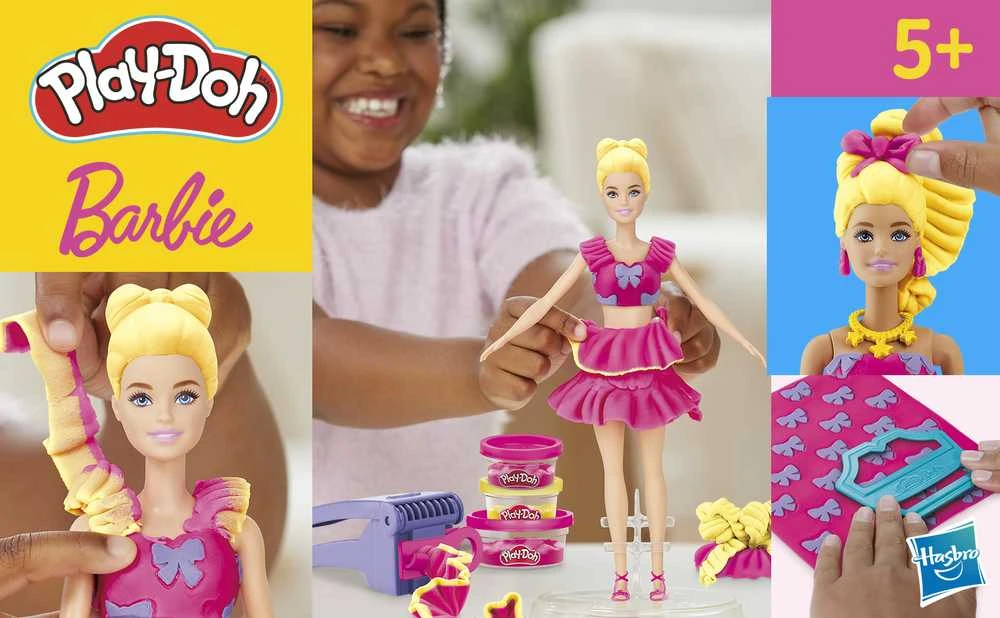 PLAY-DOH BARBIE žaidimų rinkinys Ruffles And Bows