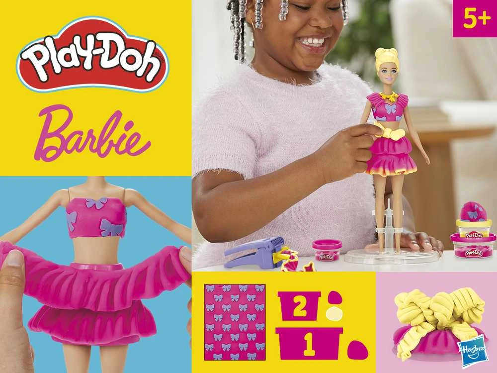 PLAY-DOH BARBIE žaidimų rinkinys Ruffles And Bows