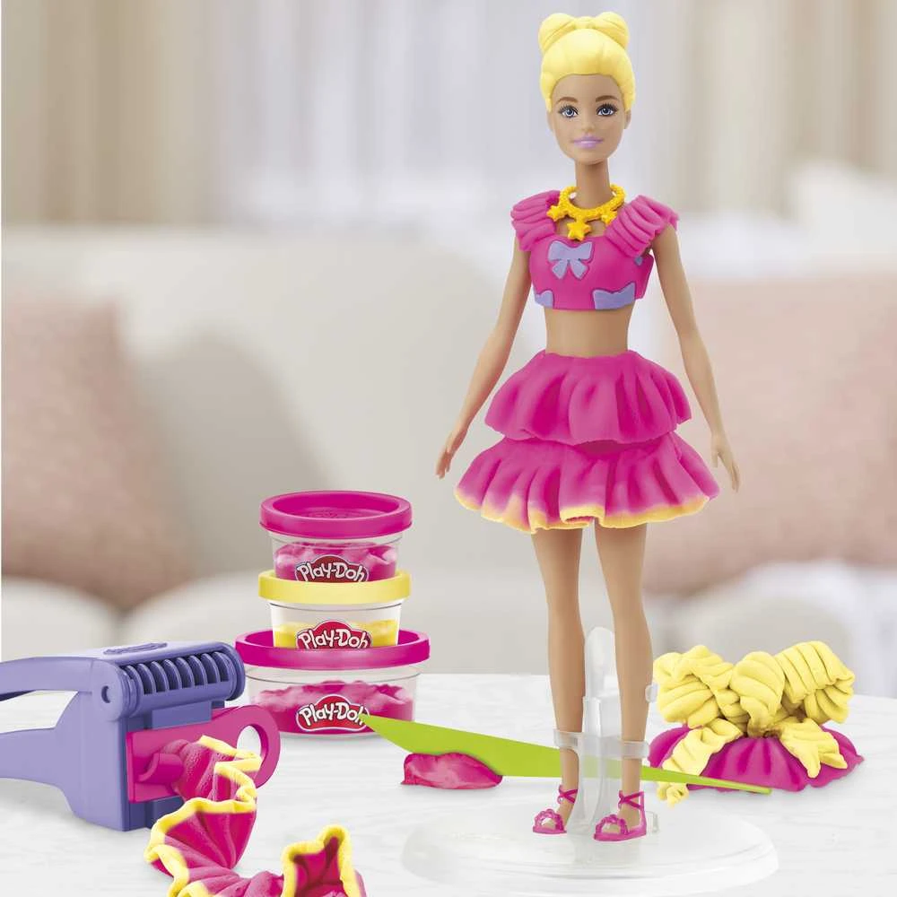 PLAY-DOH BARBIE žaidimų rinkinys Ruffles And Bows