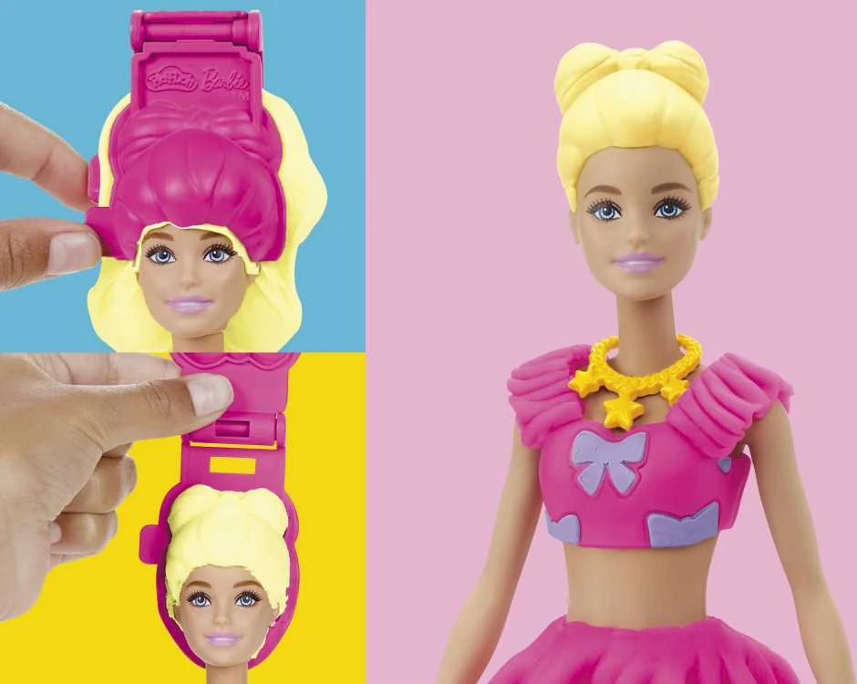 PLAY-DOH BARBIE žaidimų rinkinys Ruffles And Bows