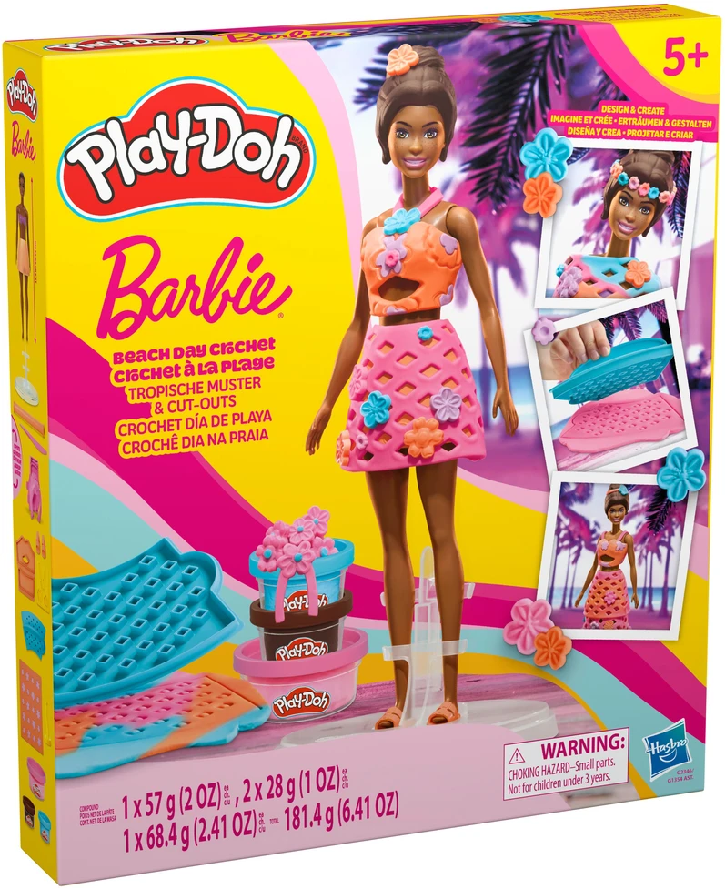 PLAY-DOH BARBIE Rinkinys „Paplūdimio diena“