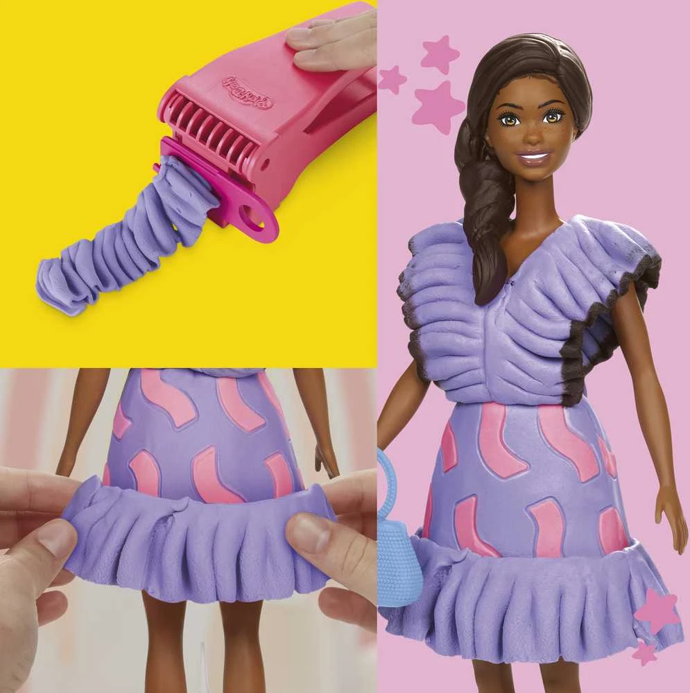 PLAY-DOH BARBIE žaidimų rinkinys Fashionista Ruffles