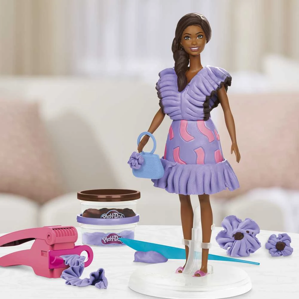 PLAY-DOH BARBIE žaidimų rinkinys Fashionista Ruffles