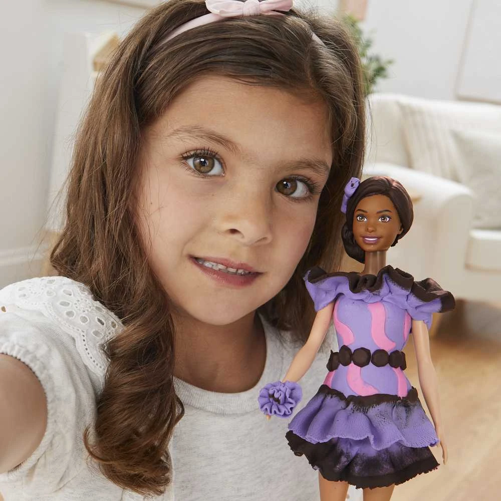 PLAY-DOH BARBIE žaidimų rinkinys Fashionista Ruffles