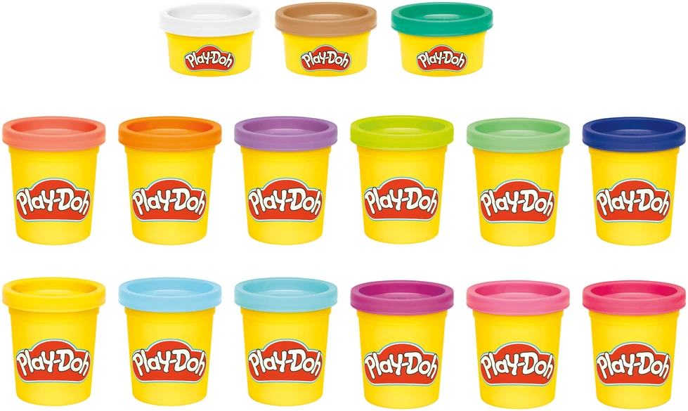 PLAY-DOH Klasikinių spalvų rinkinys, 15 vnt.