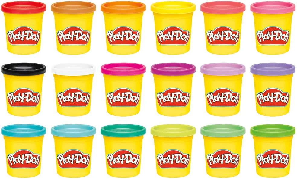 PLAY-DOH Plastilino rinkinys, 18 vnt.