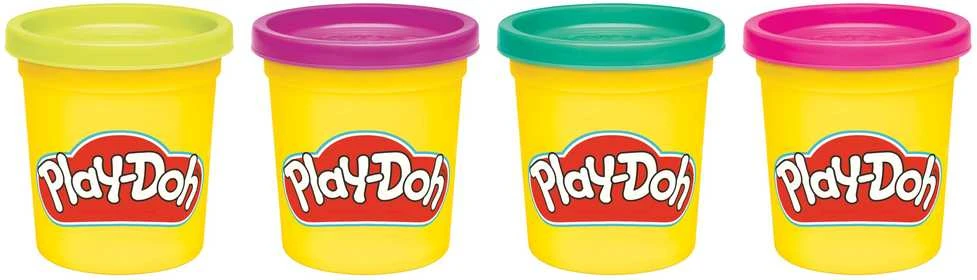 Play_Doh PLAY-DOH Plastilino rinkinys, 4 vnt.
