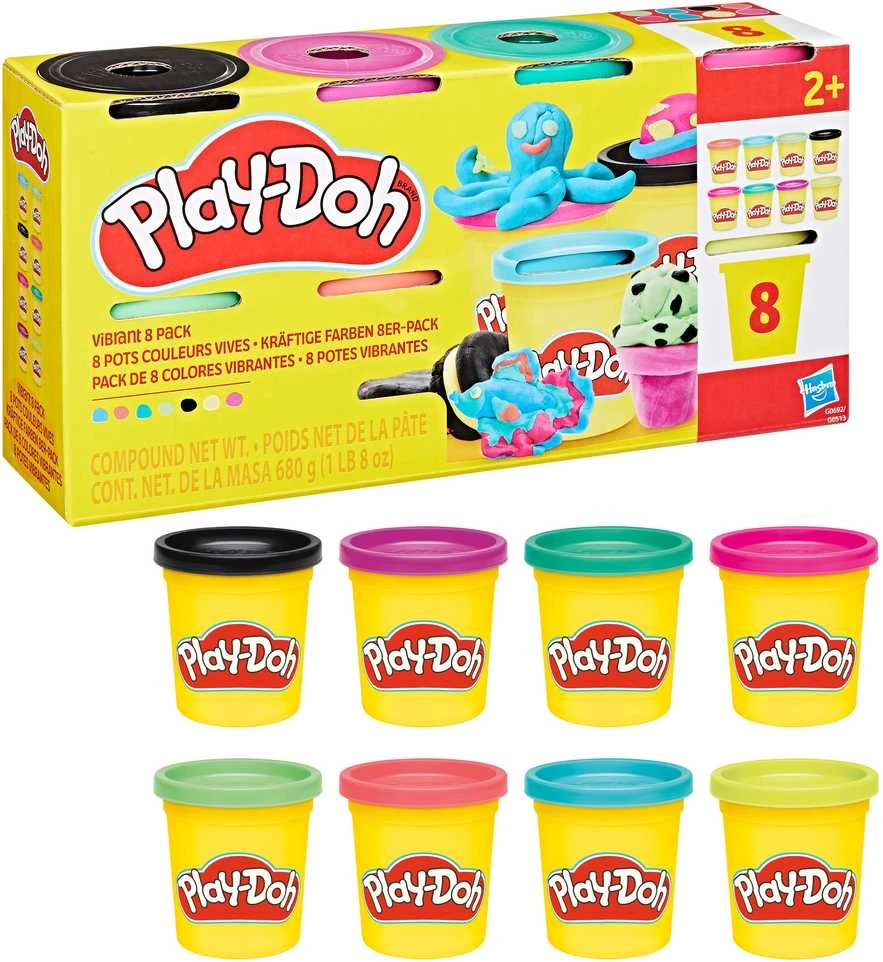 Hasbro PLAY-DOH Plastilino rinkinys, 8 vnt.