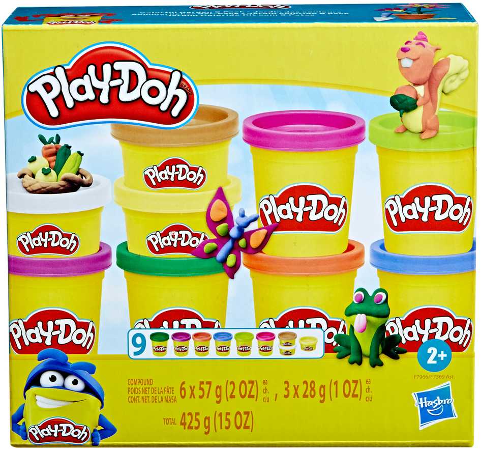 PLAY-DOH Plastilino rinkinys, 9 vnt.