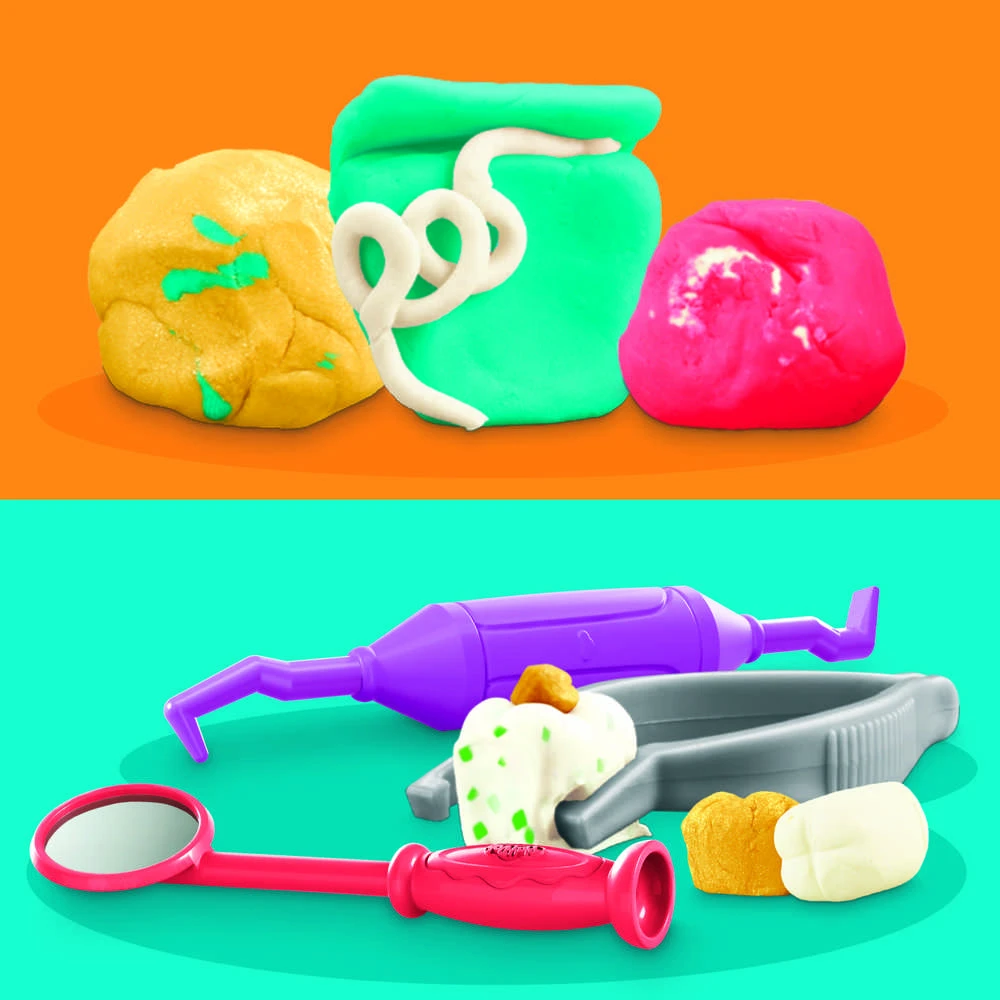 PLAY-DOH Plastilino rinkinys „Dantistas“