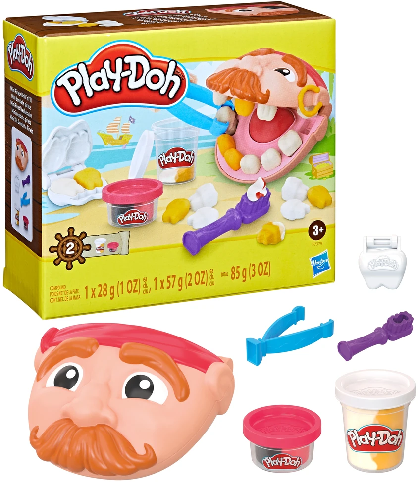 PLAY-DOH Rinkinys „Dantistas: piratas“