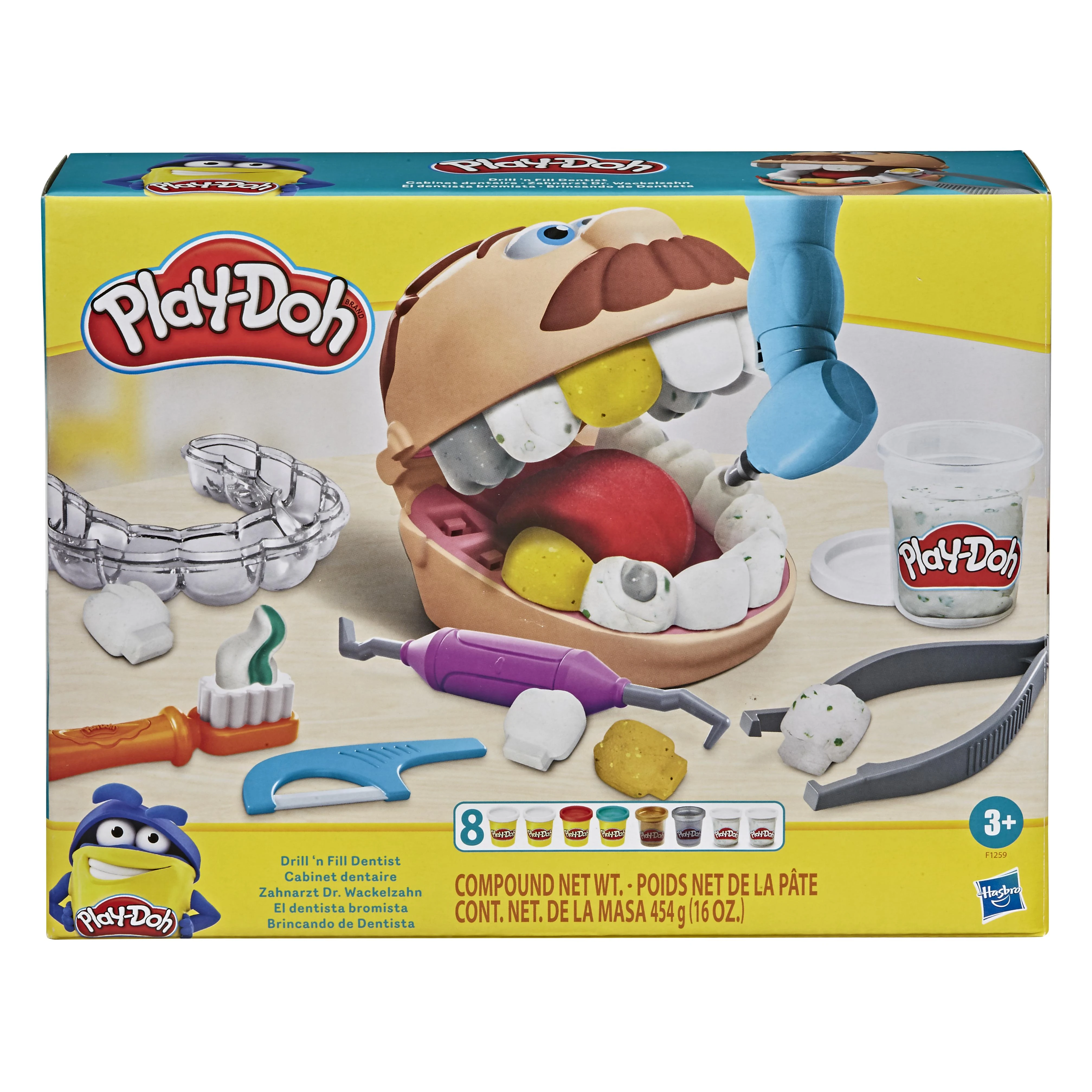 PLAY-DOH Plastilino rinkinys „Dantistas“