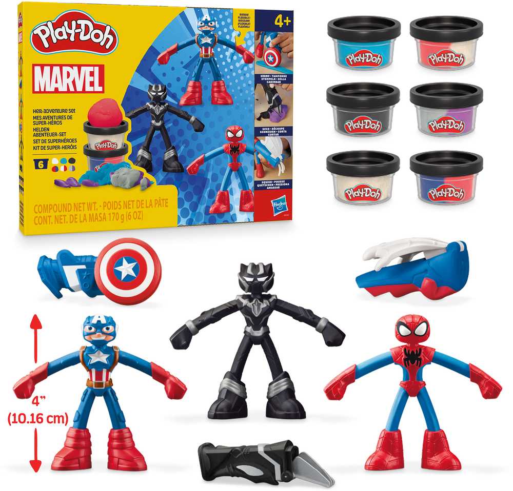 Hasbro PLAY-DOH Rinkinys „MARVEL figūrėlės“
