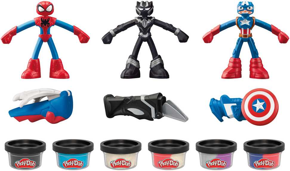 Hasbro PLAY-DOH Rinkinys „MARVEL figūrėlės“