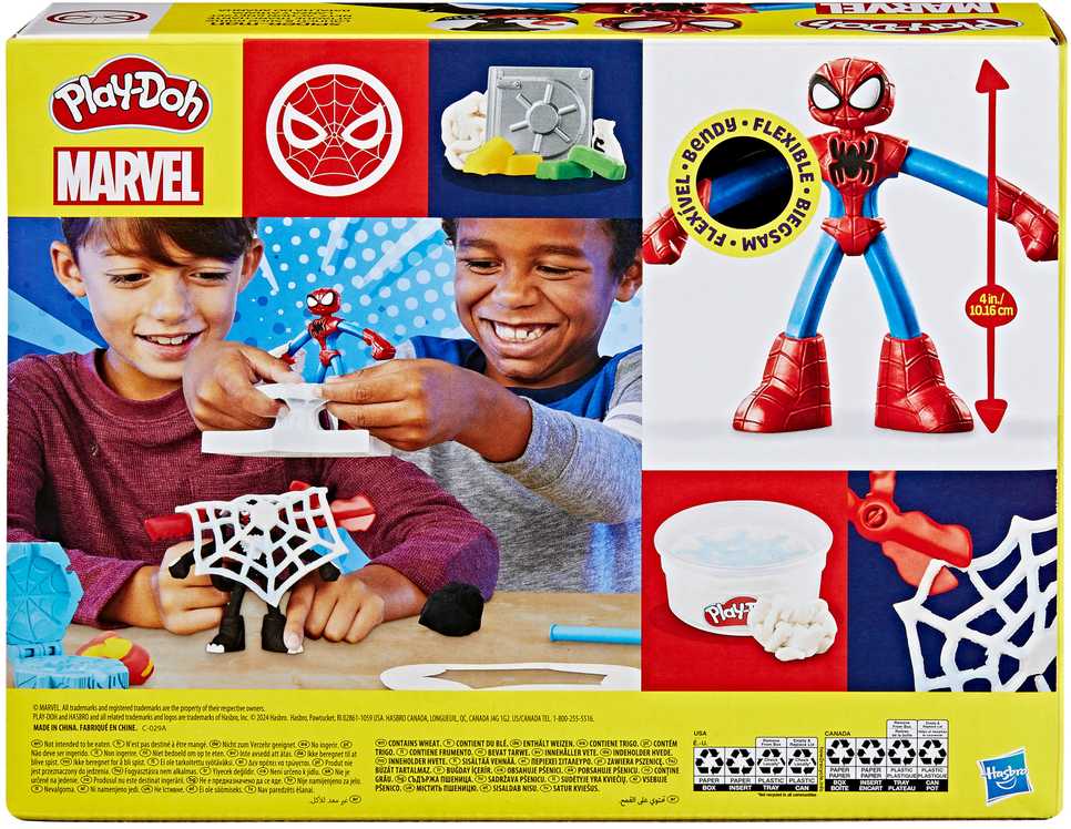 Hasbro PLAY-DOH Rinkinys „Žmogus-voras: superherojų kova“