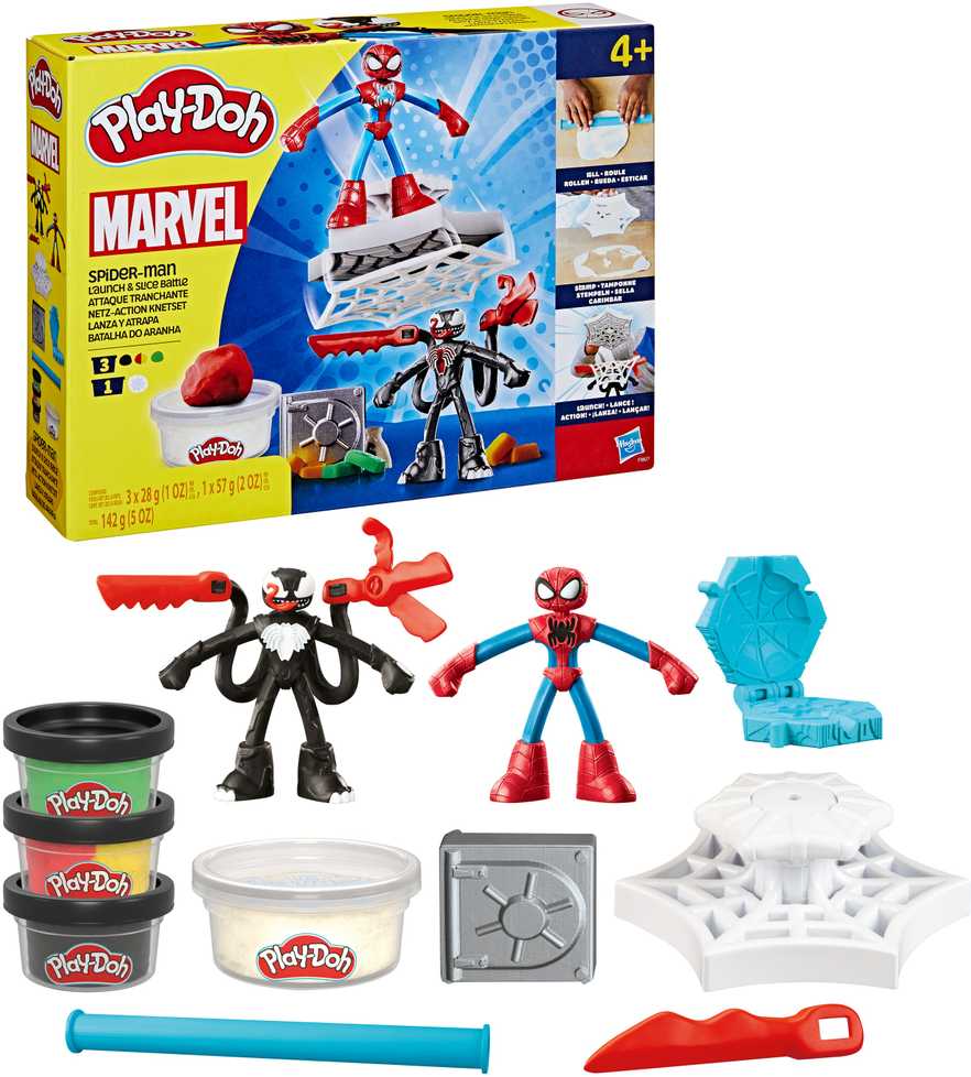 Hasbro PLAY-DOH Rinkinys „Žmogus-voras: superherojų kova“