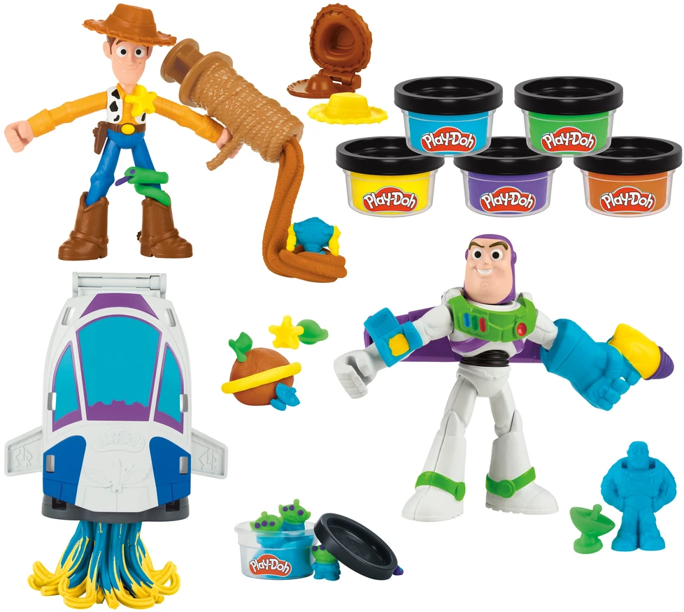 PLAY-DOH Žaidimų rinkinys „Žaislų istorija: kosminiai kūriniai“