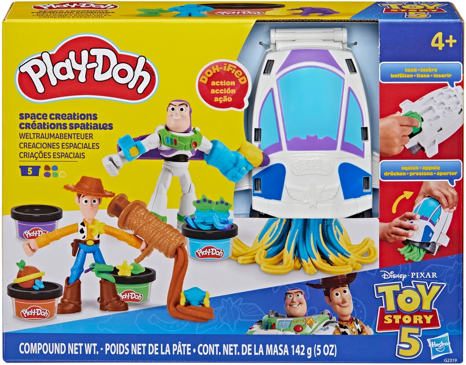 PLAY-DOH Žaidimų rinkinys „Žaislų istorija: kosminiai kūriniai“