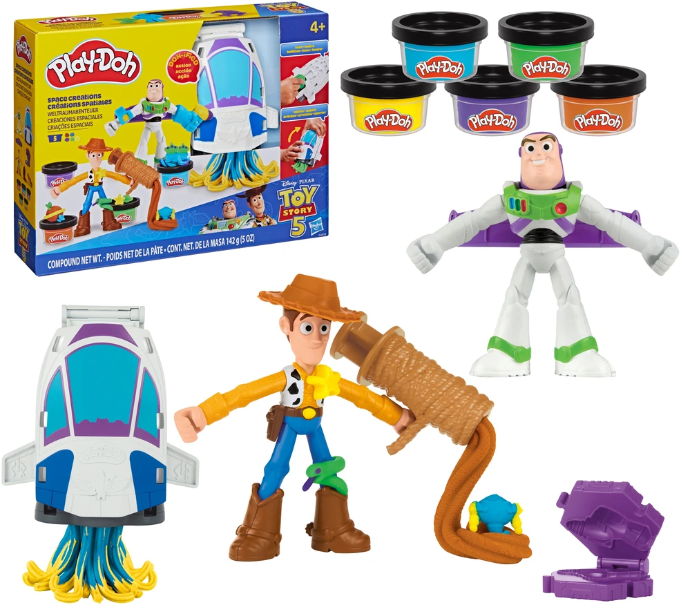 PLAY-DOH Žaidimų rinkinys „Žaislų istorija: kosminiai kūriniai“