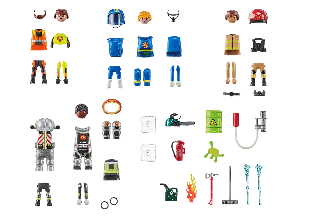 PLAYMOBIL ACTION HEROES Gelbėtojų figūrėlės 71468