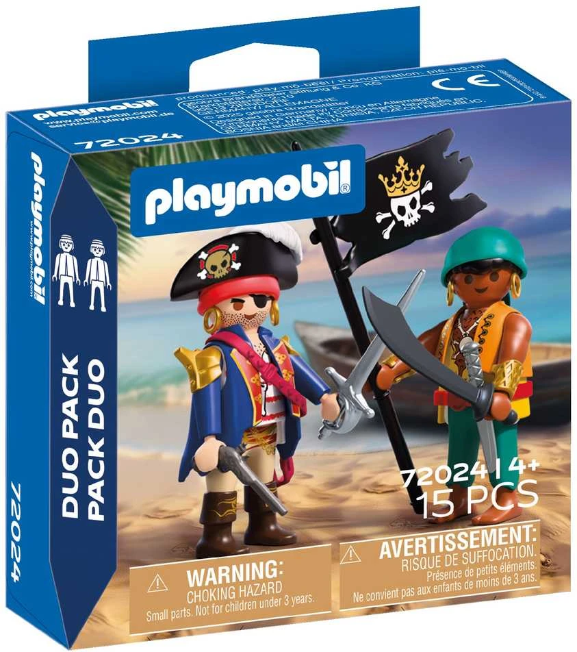 PLAYMOBIL Dvigubos pakuotės piratai 72024