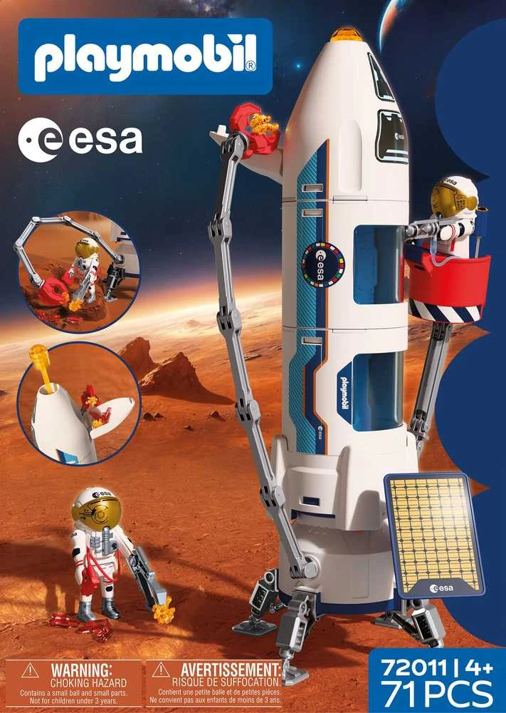 Konstruktorius Playmobil ESA: Mars Research Rocket (72011)