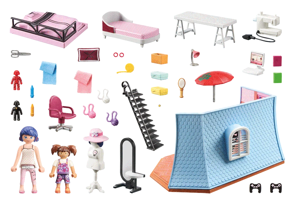 PLAYMOBIL MIRACULOUS Marinetės loftas 71334