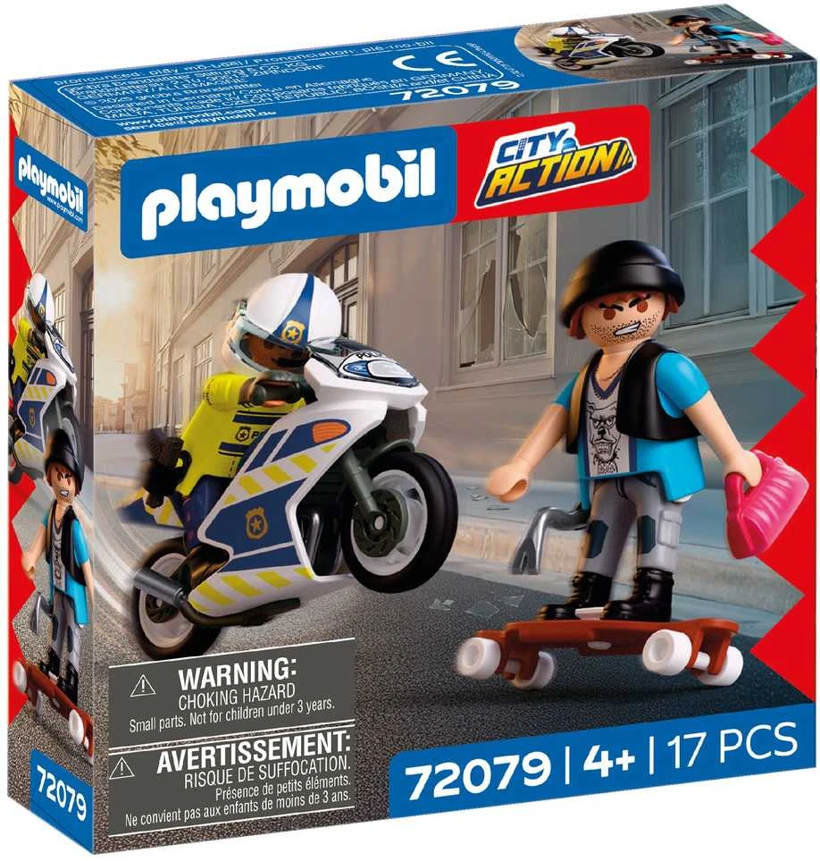 Konstruktorius Playmobil Motorcycle Chase (72079)