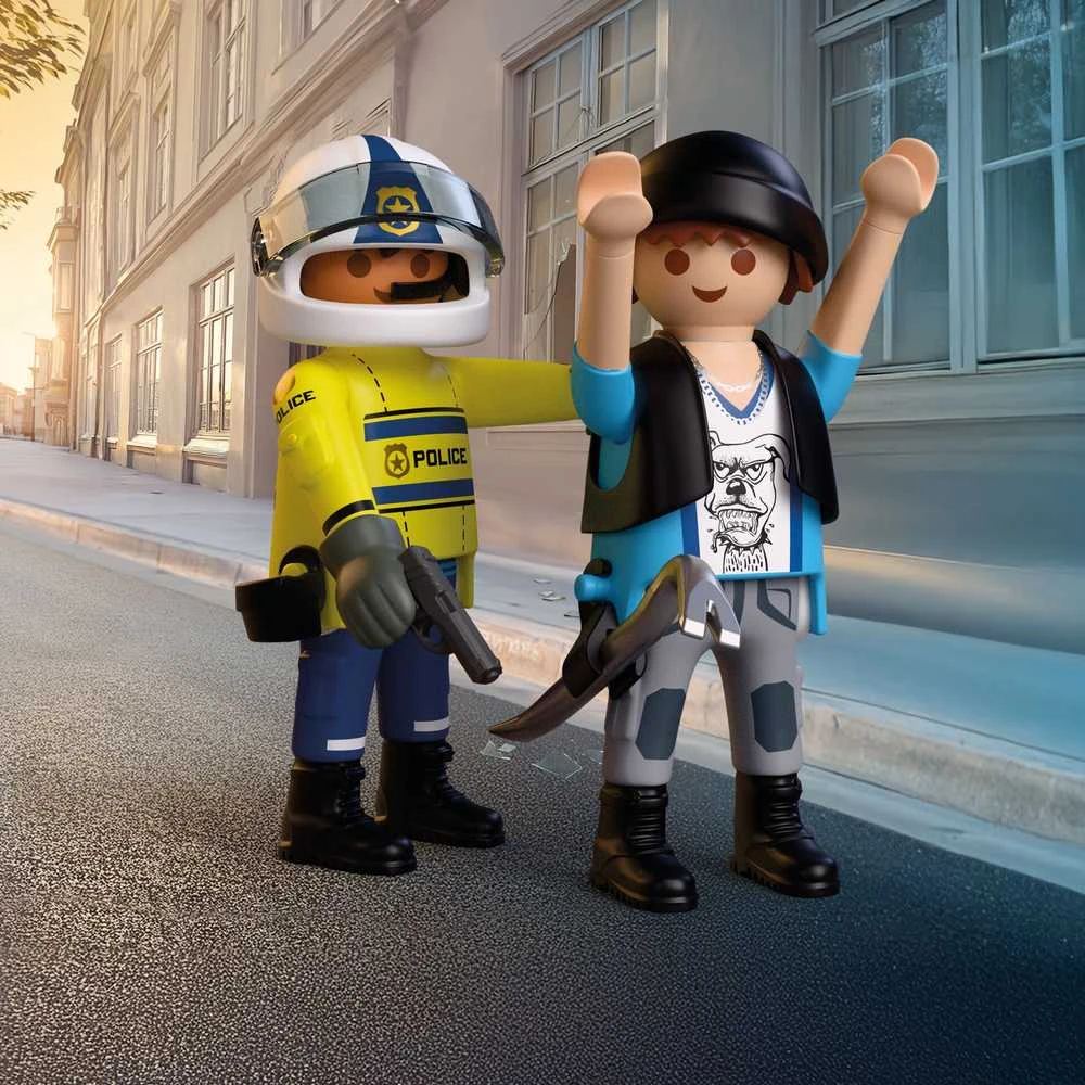 Konstruktorius Playmobil Motorcycle Chase (72079)