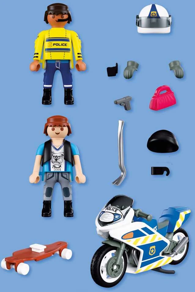 Konstruktorius Playmobil Motorcycle Chase (72079)