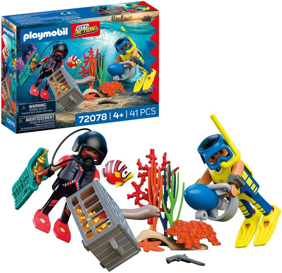 Konstruktorius Playmobil Policijos naras su lobiu (72078)