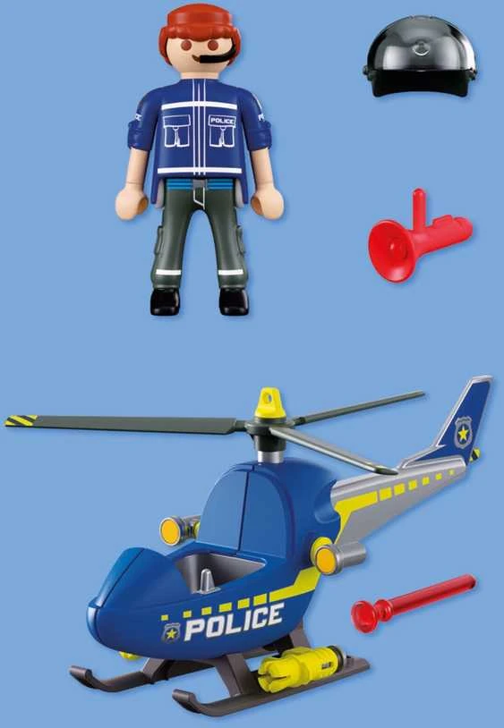 Konstruktorius Playmobil Police Helicopter (72080)