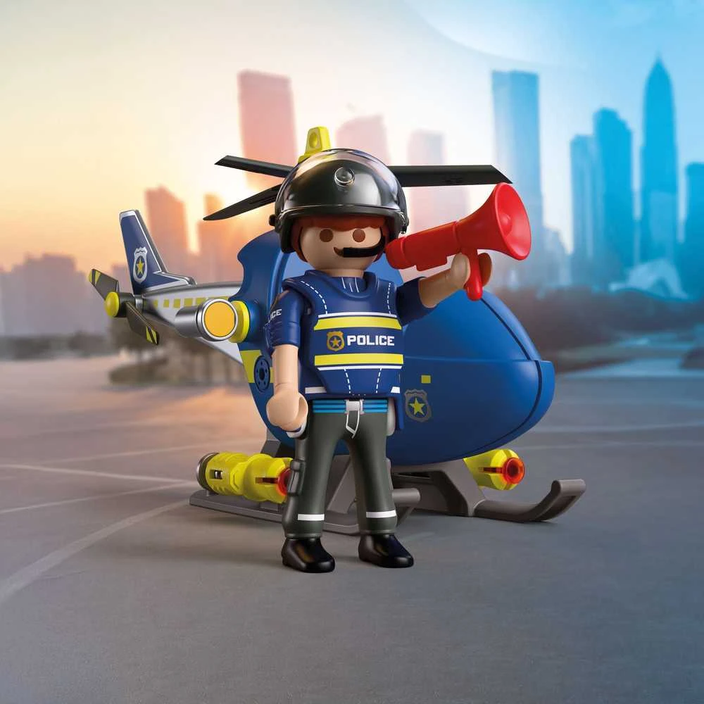Konstruktorius Playmobil Police Helicopter (72080)
