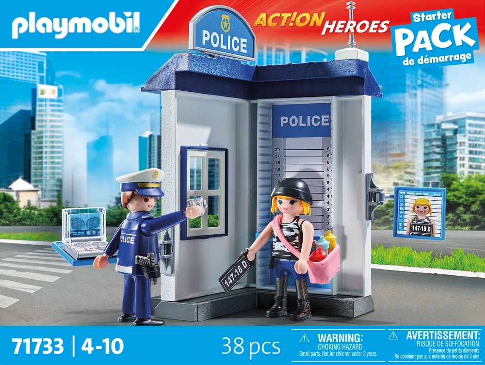 „Playmobil Action Heroes“ 71733 Policijos apklausos kambarys