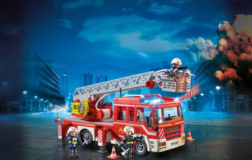 PLAYMOBIL CITY ACTION Fire Ladder Unit, 9463