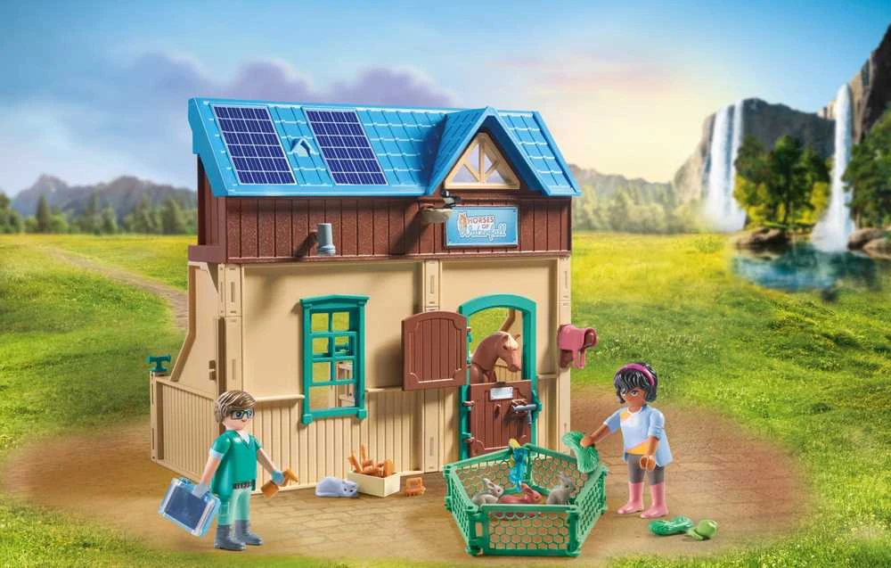 PLAYMOBIL WORLD OF HORSES Jojimo terapija ir veterinaro apžiūra 71352