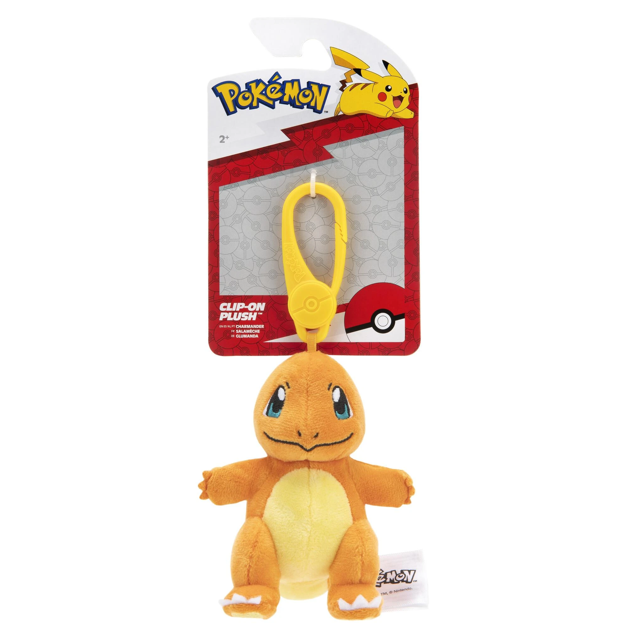 POKEMON Prisegamas pliušinis žaislas W8, 8 cm