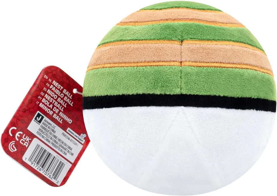 POKEMON W2 Pliušinis žaislas Poké Ball, 12 cm