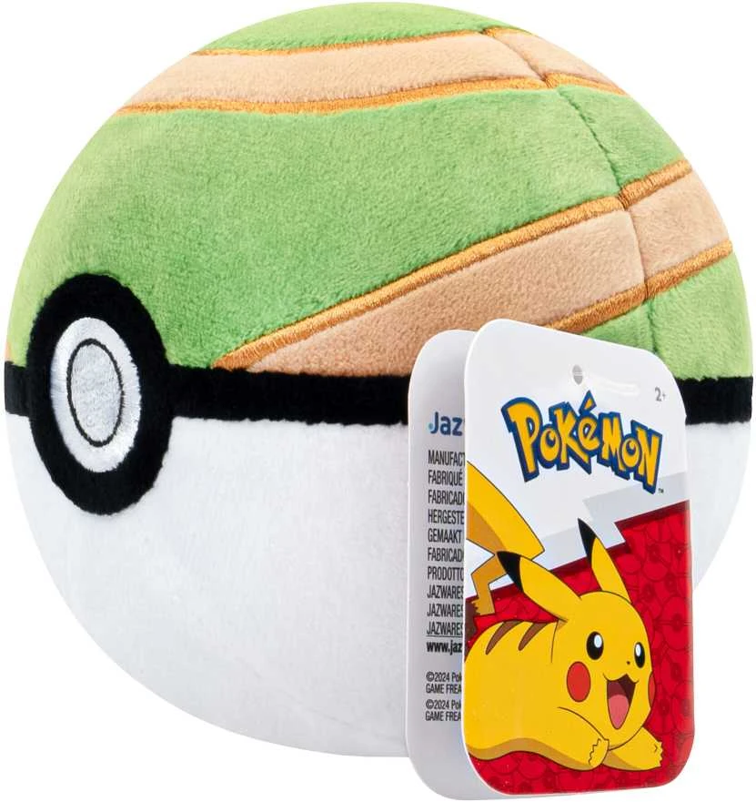 POKEMON W2 Pliušinis žaislas Poké Ball, 12 cm