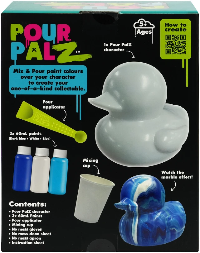 Pour Palz DIY Dažoma antytė – Mėlynių dangus