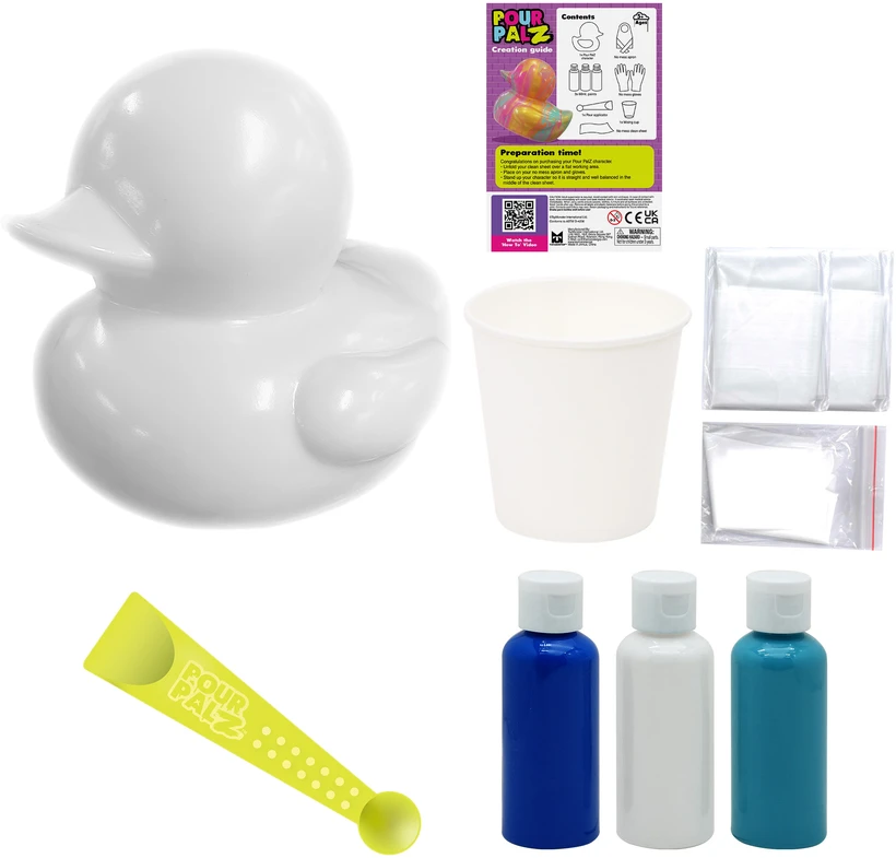 Pour Palz DIY Dažoma antytė – Mėlynių dangus