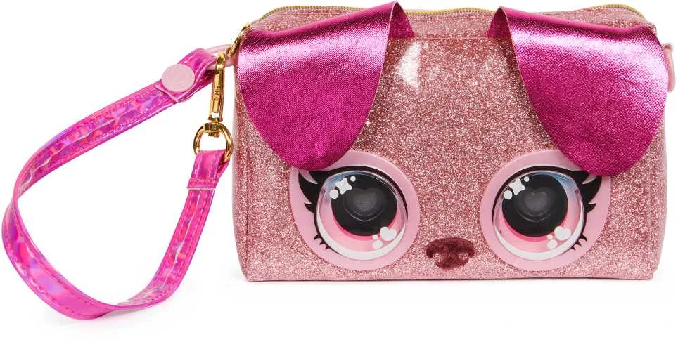 PURSE PETS Interaktyvi blizgi rankinė - Šuniukas