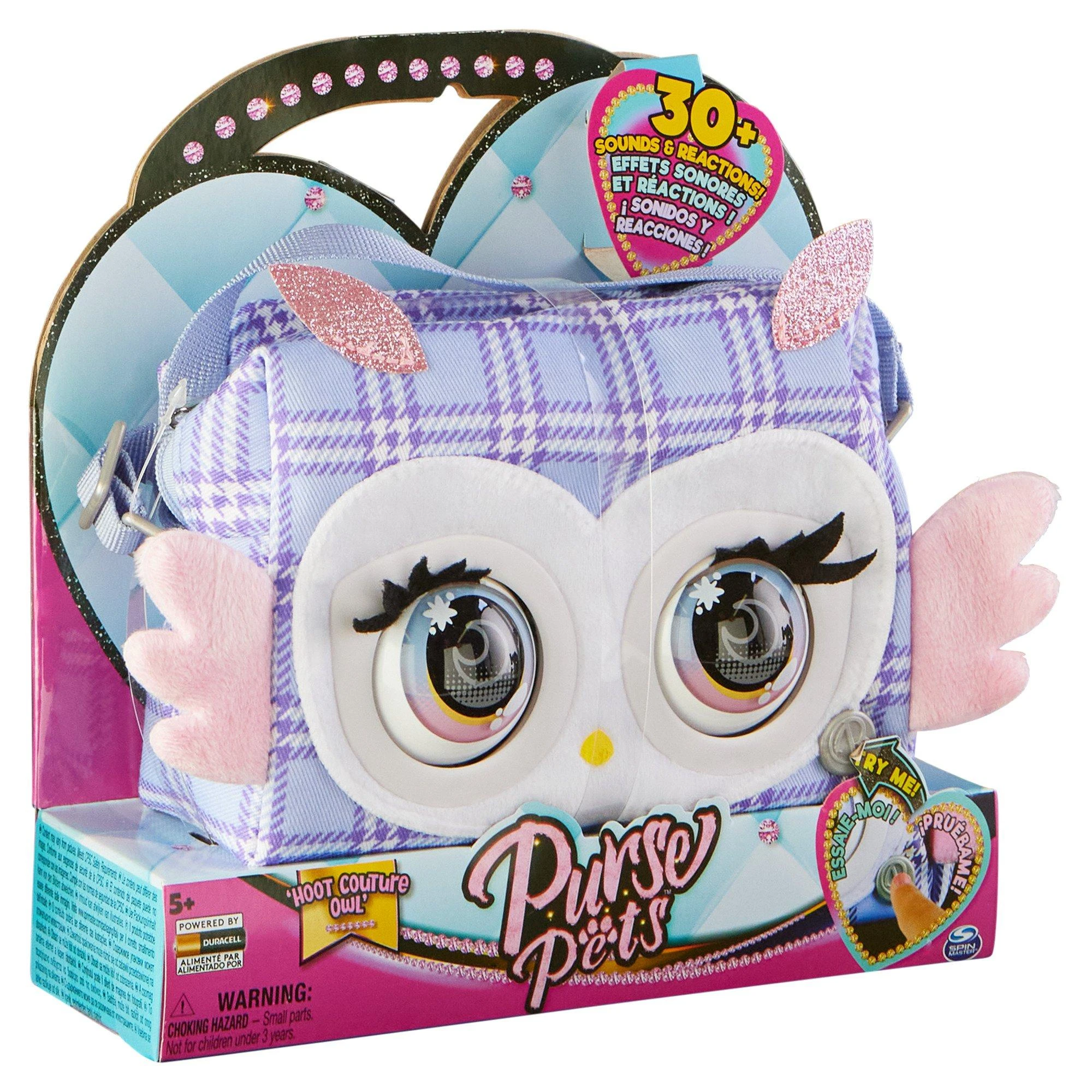Spin Master PURSE PETS PRINT PERFECT interaktyvi rankinė Pelėda