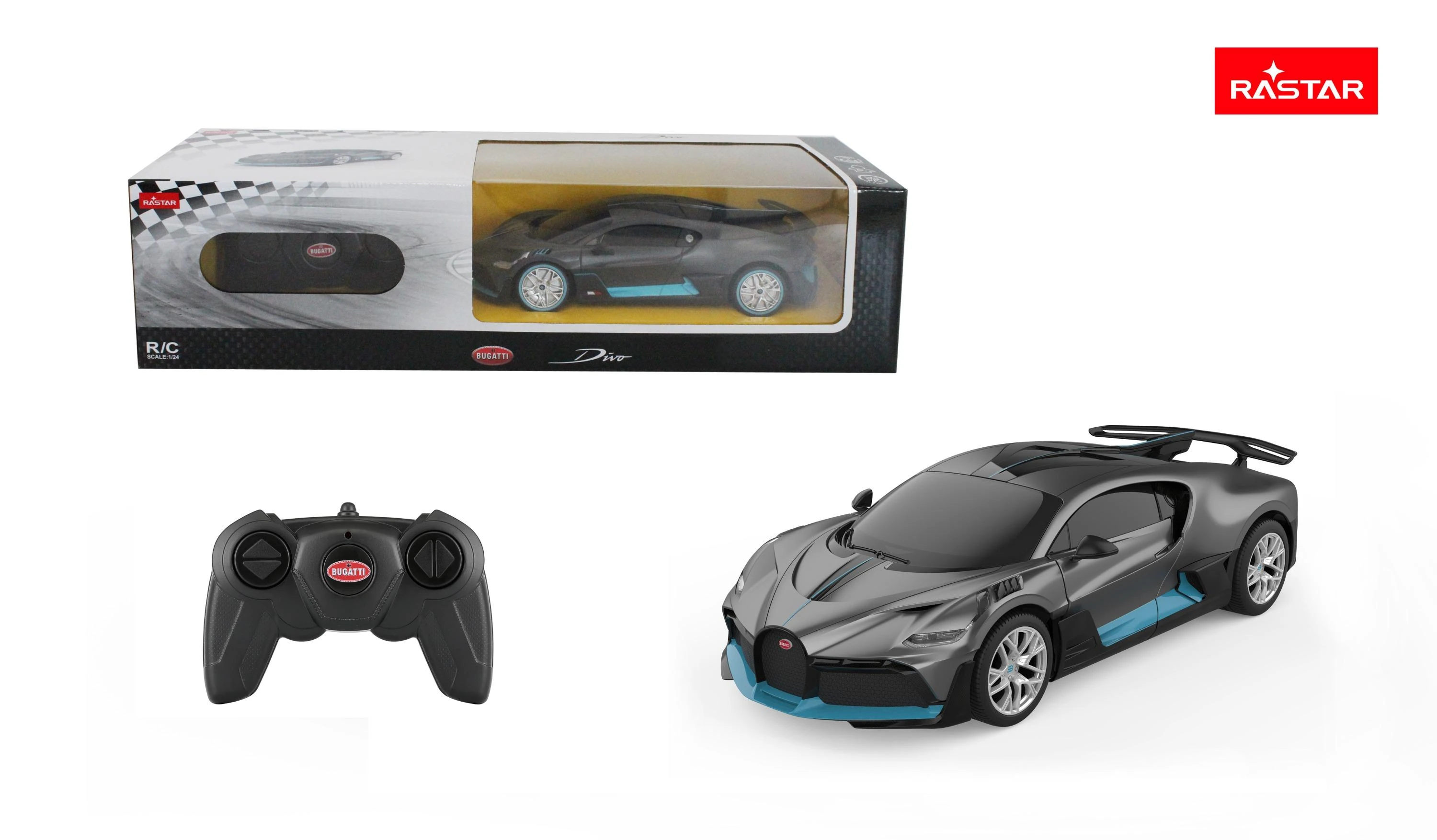 RASTAR R/C automobilis Bugatti Divo, 1:24