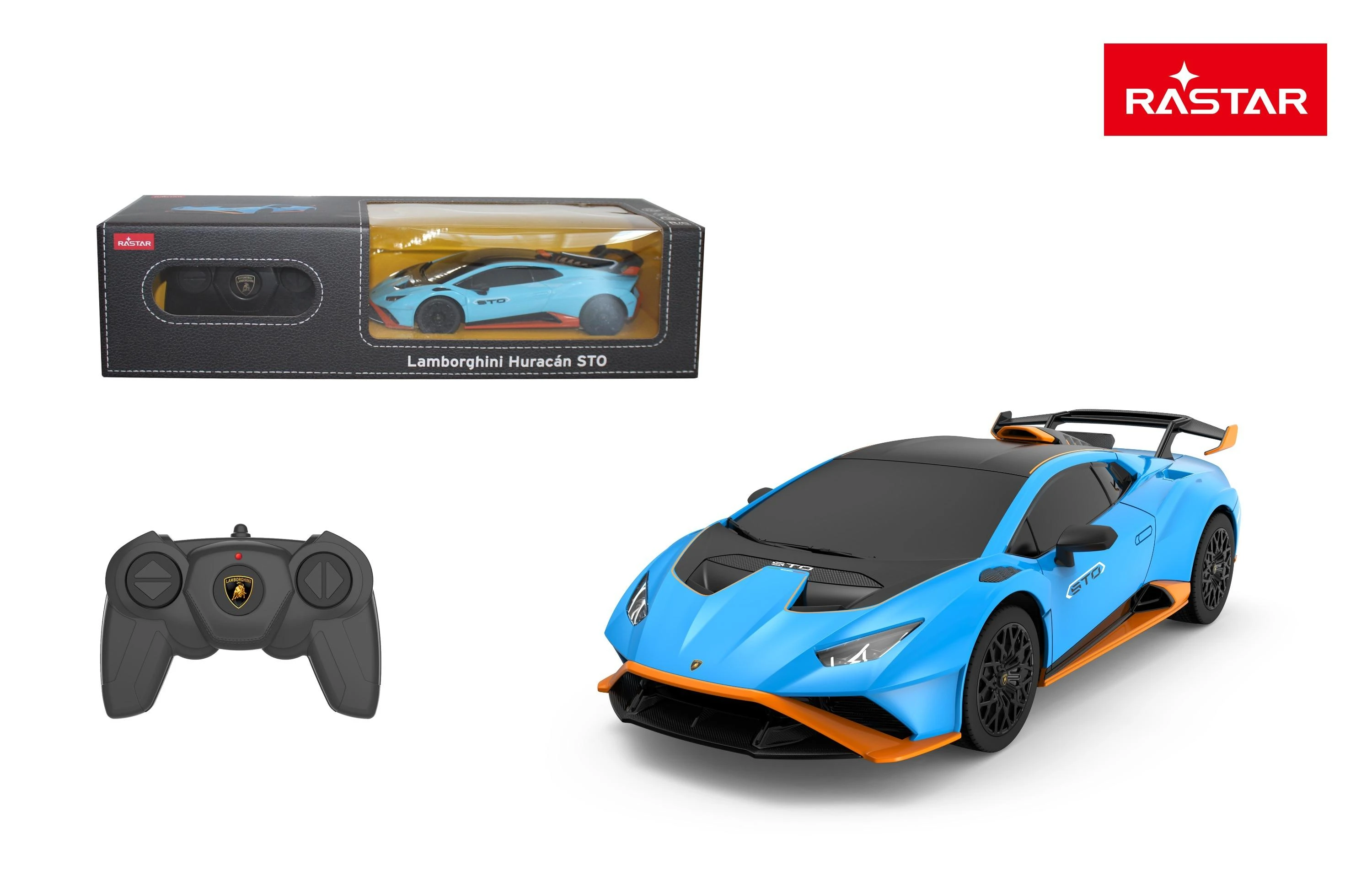 RASTAR 1:24 valdomas automodelis Lamborghini Huracan STO, 98800