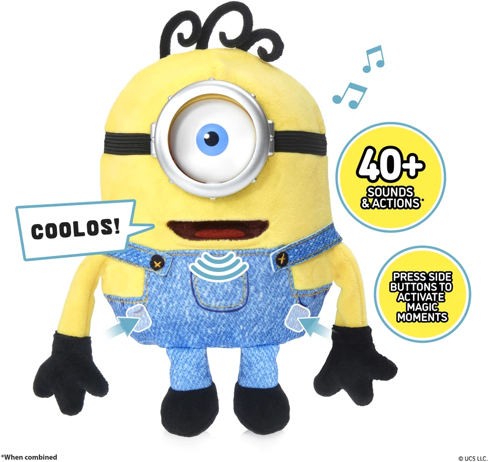 REAL FX MINIONS Palm Puppetronic interaktyvus gyvūnėlis - James