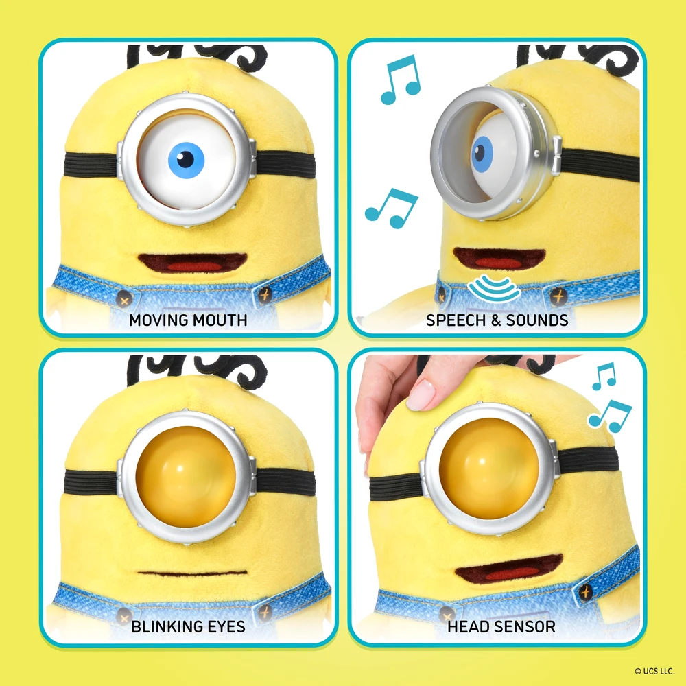 REAL FX MINIONS Palm Puppetronic interaktyvus gyvūnėlis - James