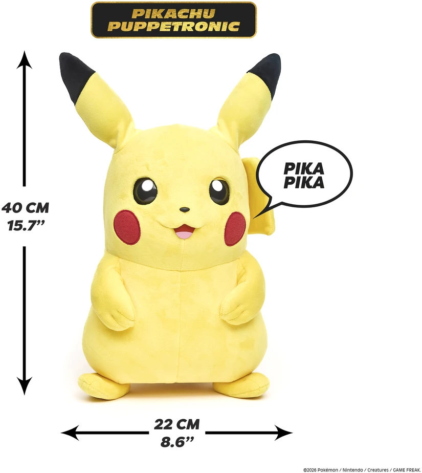 WOW STUFF REAL FX POKEMON Interaktyvus gyvūnėlis - PIKACHU