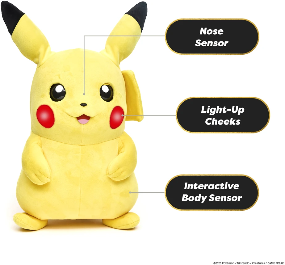 WOW STUFF REAL FX POKEMON Interaktyvus gyvūnėlis - PIKACHU
